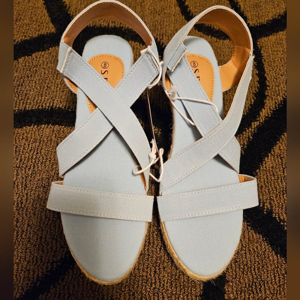 Baby Blue Espadrilles